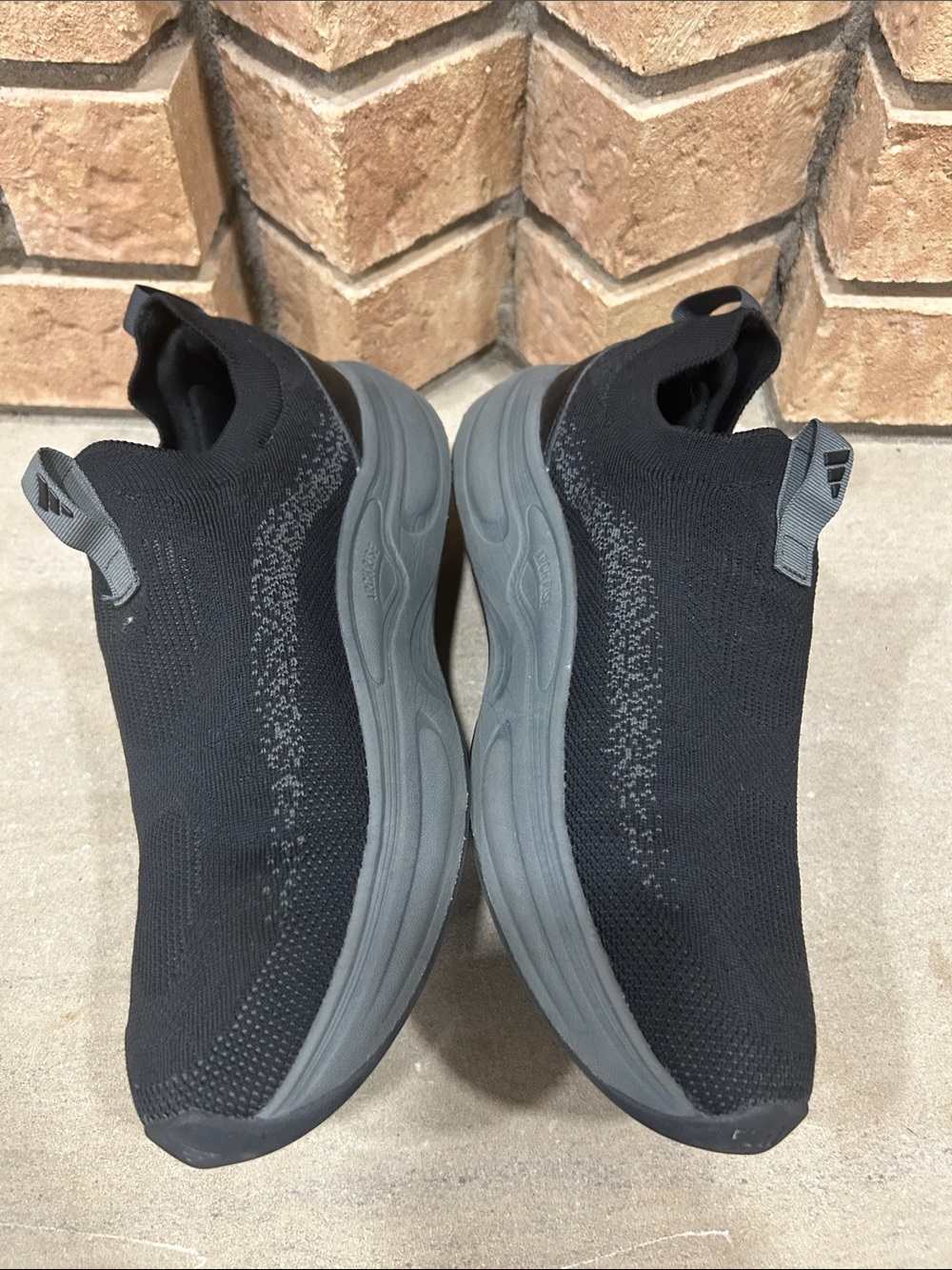 Adidas Cloudfoam Cuxxion Sock HP3454 Core Black / Carbon Slip on Men’s size 11 - Picture 3 of 6
